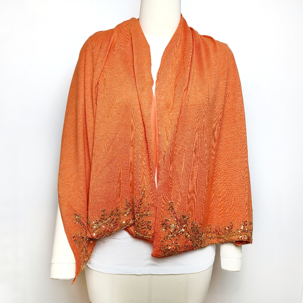 Magaschoni Beaded End Wrap
